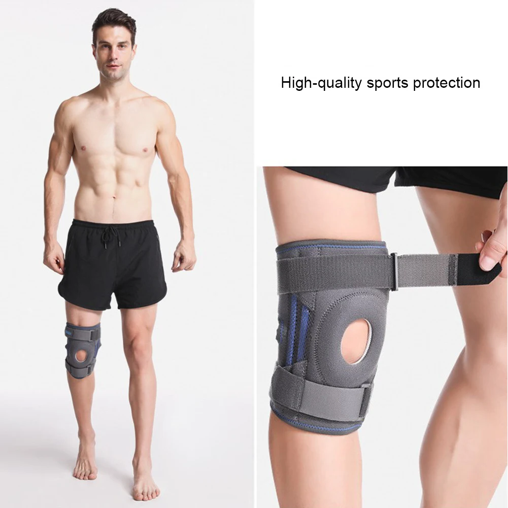 Sports Cycling Knee Pads Brace Elastic Nylon Adjustable Knee Stabilizer Protector Support Breathable Pad for Hike Gym Basketball 
Sports Cycling Knee Pads Brace Elastic Nylon Adjustable Knee Stabilizer Protector Support Breathable Pad for Hike Gym Basketball