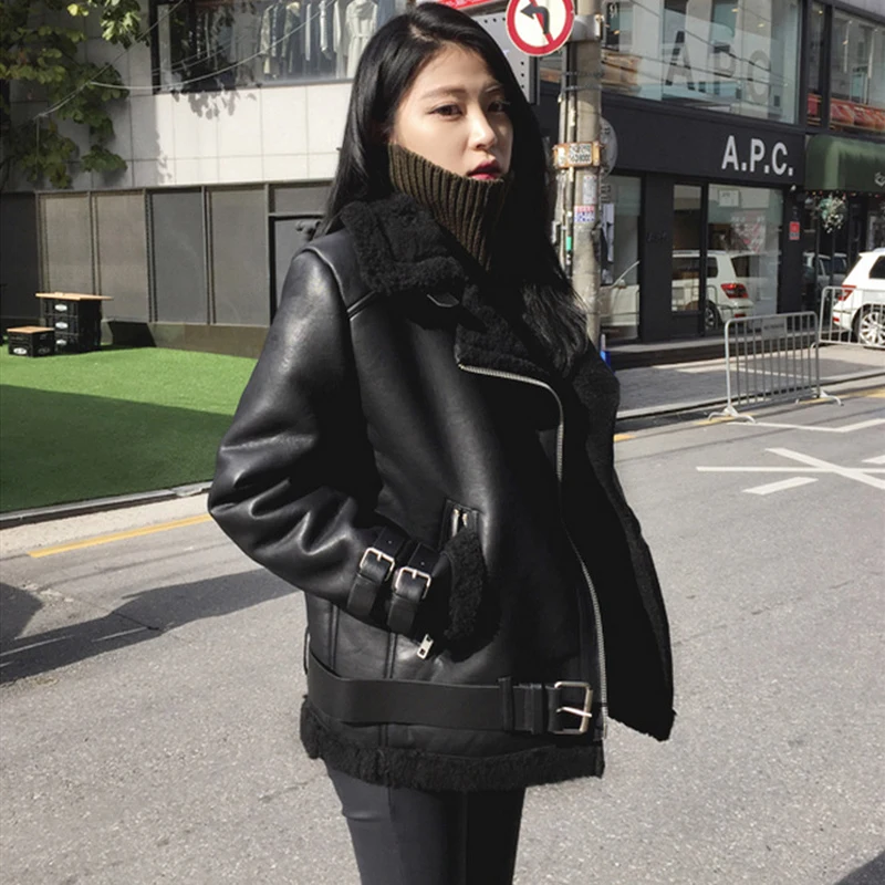 2020 lapel motorcycle jacket ladies autumn and winter students handsome pu leather thickened short jacket
2020 lapel motorcycle jacket ladies autumn and winter students handsome pu leather thickened short jacket