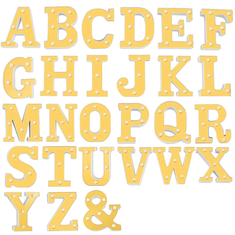 3D LED Night Lamp 26 Alphabet Letter Lights Marquee Sign for Wedding Birthday Party Christmas Home Bar Decoration
3D LED Night Lamp 26 Alphabet Letter Lights Marquee Sign for Wedding Birthday Party Christmas Home Bar Decoration