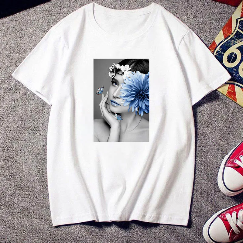 New Harajuku Aesthetics Tshirt Sexy Flowers Feather Print Short Sleeve Tops T shirt Summer Fashion kawaii Casual Lady T-Shirt 
New Harajuku Aesthetics Tshirt Sexy Flowers Feather Print Short Sleeve Tops T shirt Summer Fashion kawaii Casual Lady T-Shirt