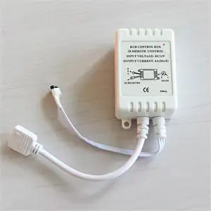 1PC RGB Controller DC12V 24 Keys IR Remote For SMD3528/5050/5730/5630/3014 RGB LED Strip Lights Mini Controller
1PC RGB Controller DC12V 24 Keys IR Remote For SMD3528/5050/5730/5630/3014 RGB LED Strip Lights Mini Controller