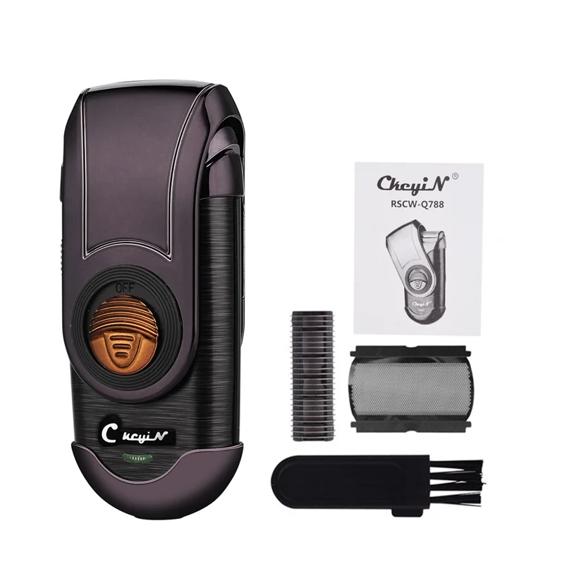 CkeyiN USB Rechargeable Electric Shaver Razor Reciprocating Single Blade Cordless Beard Trimmer Barber Shaving Machine For Men
CkeyiN USB Rechargeable Electric Shaver Razor Reciprocating Single Blade Cordless Beard Trimmer Barber Shaving Machine For Men