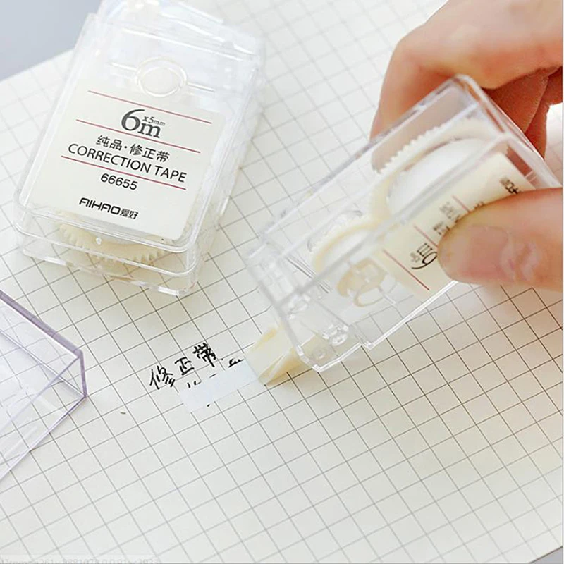 Correction Tape 6m Student Stationery High-capacity Modify Tape School Supplies
Correction Tape 6m Student Stationery High-capacity Modify Tape School Supplies