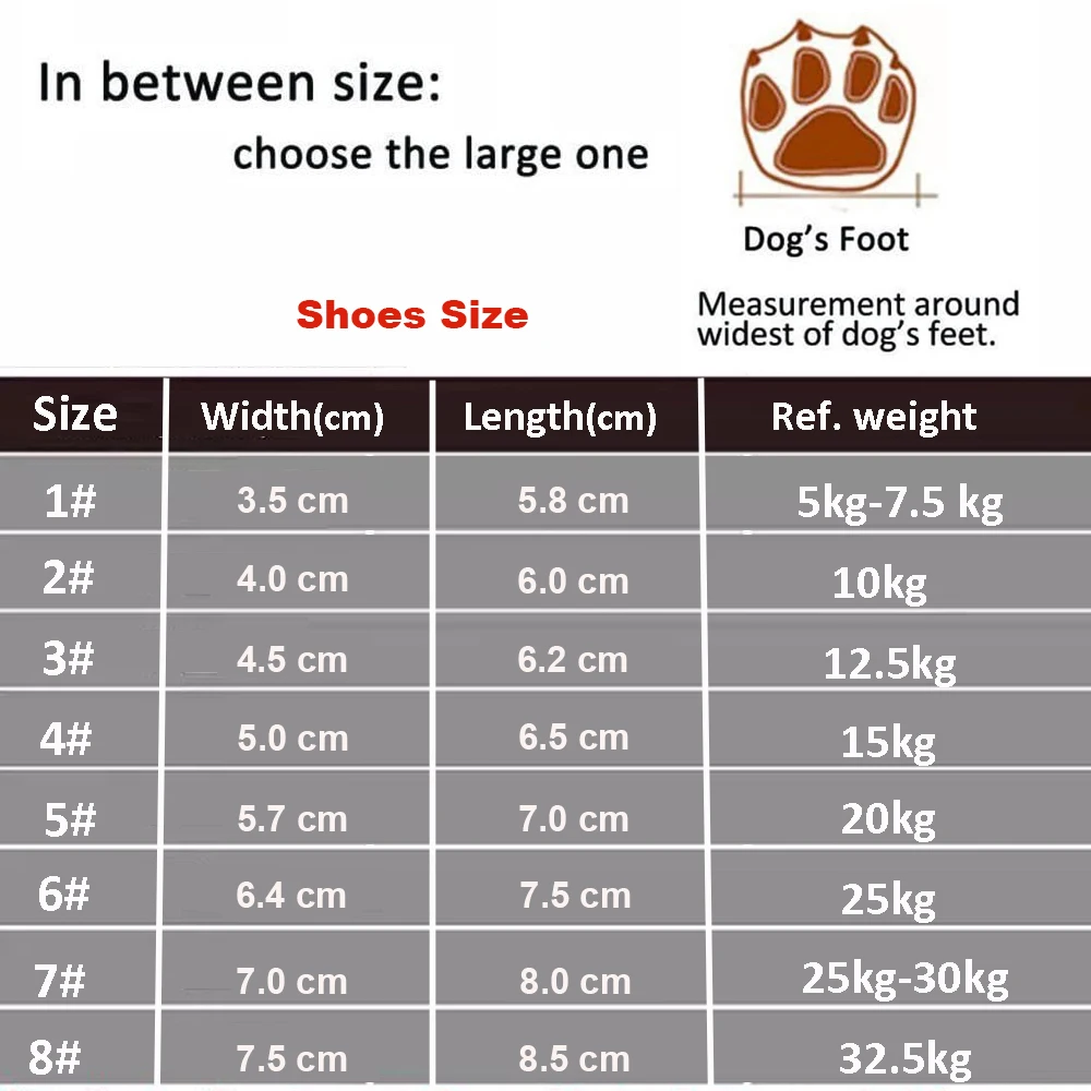 Pet Dog Shoes For Sports Mountain Wearable For Pets PVC Soles Waterproof Reflective Dog Boots Perfect for Small Medium Large Dog
Pet Dog Shoes For Sports Mountain Wearable For Pets PVC Soles Waterproof Reflective Dog Boots Perfect for Small Medium Large Dog