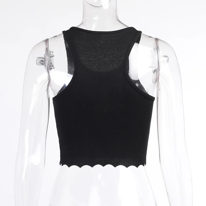 Punk Gothic Aesthetic Grunge Black Tank Tops Gothic Women Clothes Emo Knit Crop Tops Graphic Letter Print Streetwear
Punk Gothic Aesthetic Grunge Black Tank Tops Gothic Women Clothes Emo Knit Crop Tops Graphic Letter Print Streetwear