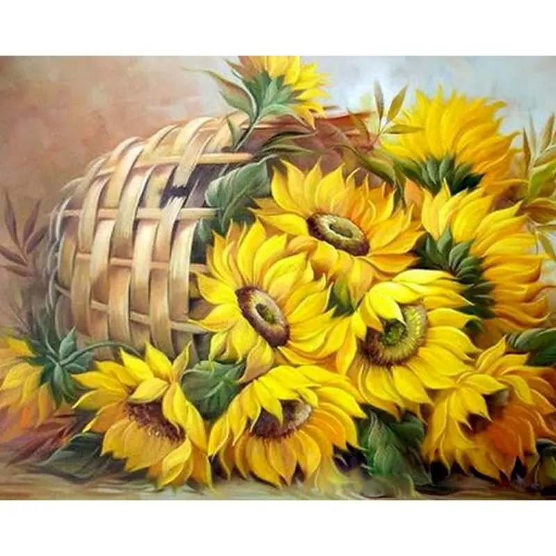 GATYZTORY Oil Painting By Numbers For Adults Children Sunflower Picture By Number Modern Home Living Room Wall Decoration Paint
GATYZTORY Oil Painting By Numbers For Adults Children Sunflower Picture By Number Modern Home Living Room Wall Decoration Paint