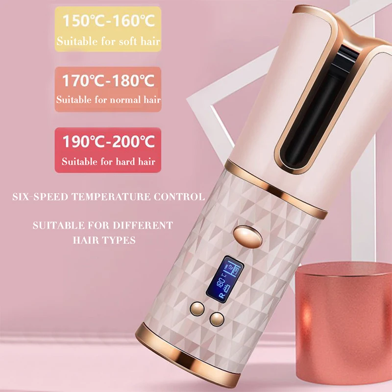 2022 Pro Rechargeable Automatic Hair Curler Women Portable Hair Curling Iron Lcd Display Ceramic Curly Rotating Curling Styer
2022 Pro Rechargeable Automatic Hair Curler Women Portable Hair Curling Iron Lcd Display Ceramic Curly Rotating Curling Styer