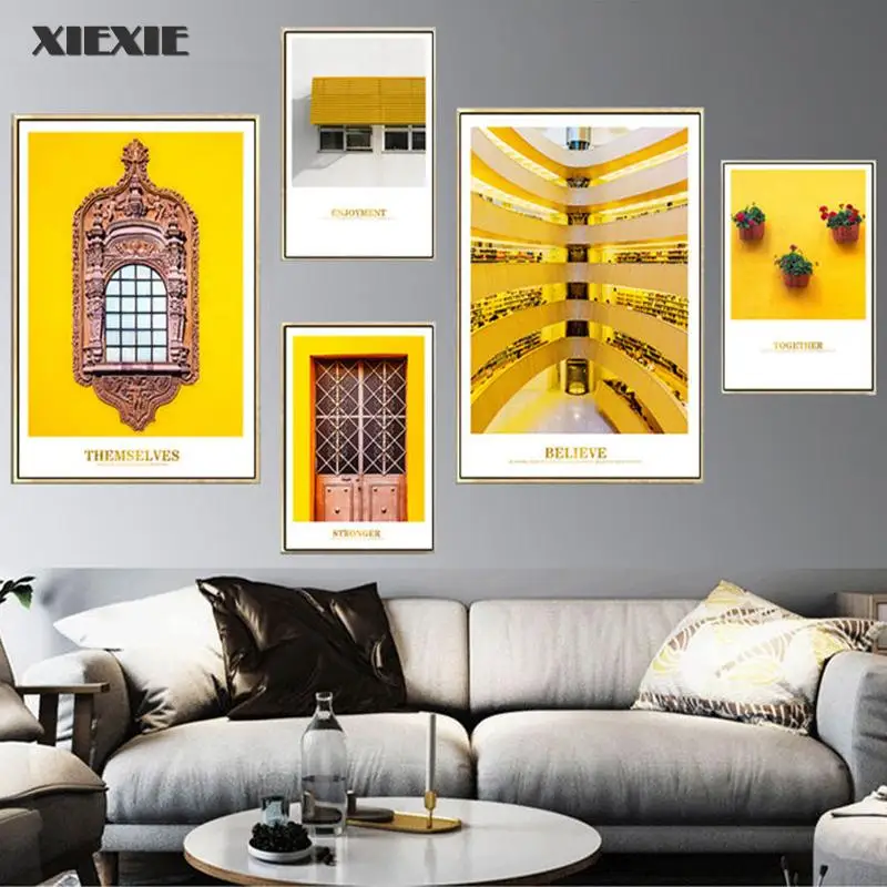 Yellow Style Photography Picture Home Decor Wall Art Nordic Canvas Painting Life Quote Landscape Art Decor Print for Living Room
Yellow Style Photography Picture Home Decor Wall Art Nordic Canvas Painting Life Quote Landscape Art Decor Print for Living Room