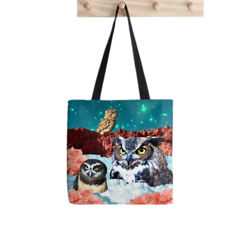 Женская парусиновая сумка-шоппер с индивидуальным рисунком Совы в стиле Харадзюку, женская сумка-шоппер
Женская парусиновая сумка-шоппер с индивидуальным рисунком Совы в стиле Харадзюку, женская сумка-шоппер