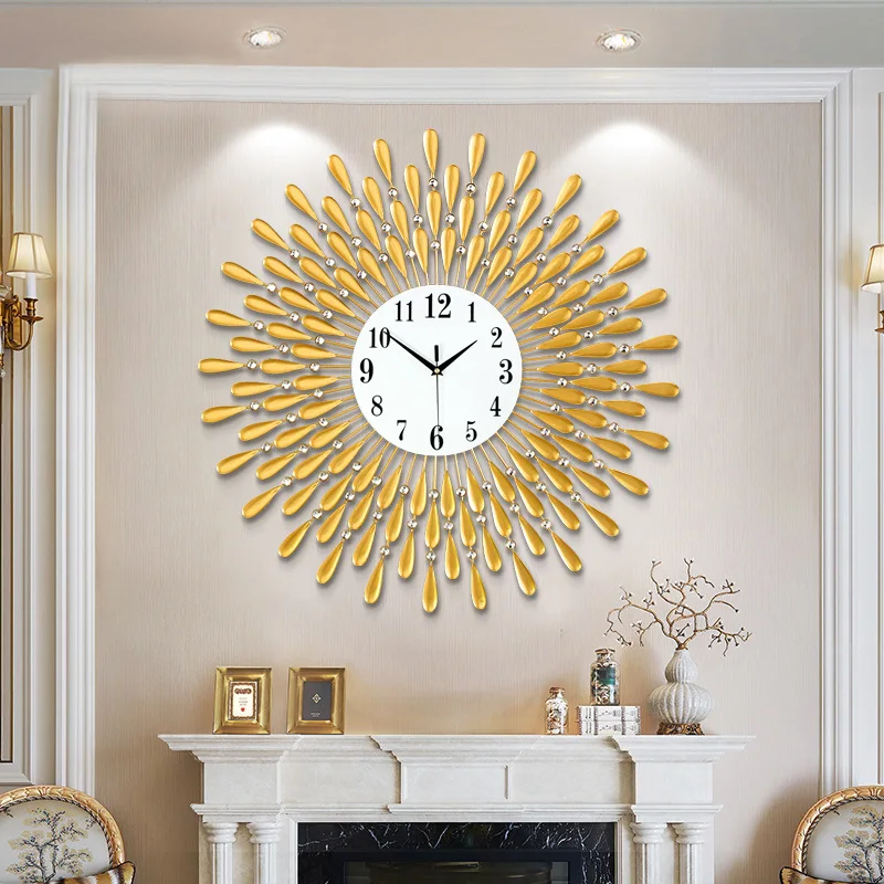 2021 new Crystal Sun Modern Style Silent Wall Clock 38X38cm, 2020 New Product Living Room Office Home Wall Decoration
2021 new Crystal Sun Modern Style Silent Wall Clock 38X38cm, 2020 New Product Living Room Office Home Wall Decoration