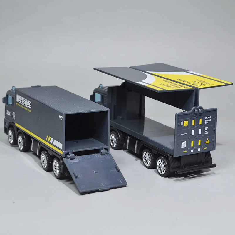 Модель грузовика-контейнера из высококачественного симуляционного пластика, масштаб 1:55, игрушка-миксер с функцией скольжения, бесплатная доставка.