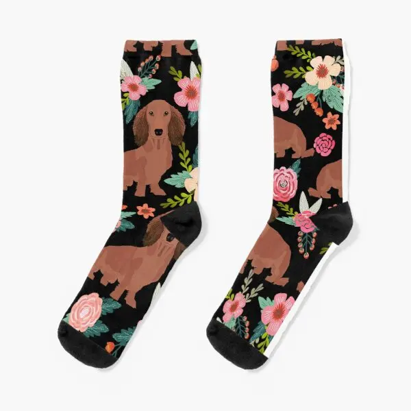 Dachshund Dogs With Flowers Crew Socks Comfortable Best Breathable Mens Cotton Ladies Girls Short Autumn Cute Women Pattern
Dachshund Dogs With Flowers Crew Socks Comfortable Best Breathable Mens Cotton Ladies Girls Short Autumn Cute Women Pattern