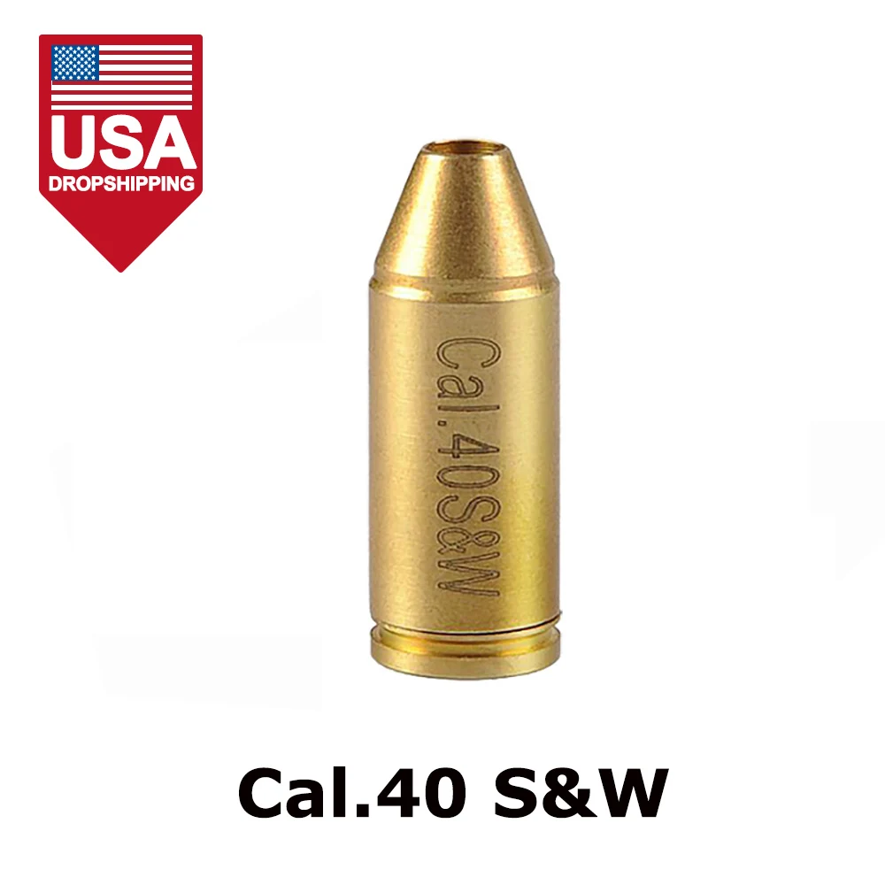 Cal.40 S&W Red Dot Laser Brass Boresight Cartridge Bore Sighter For Scope Hunting
Cal.40 S&W Red Dot Laser Brass Boresight Cartridge Bore Sighter For Scope Hunting