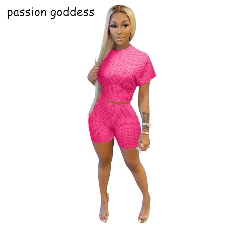 Summer Women Casual Tracksuits Sportswear Shorts Outfits Two Piece Set Collect Waist Short Sleeve T Shirt Crop Top Suit Clothing
Summer Women Casual Tracksuits Sportswear Shorts Outfits Two Piece Set Collect Waist Short Sleeve T Shirt Crop Top Suit Clothing