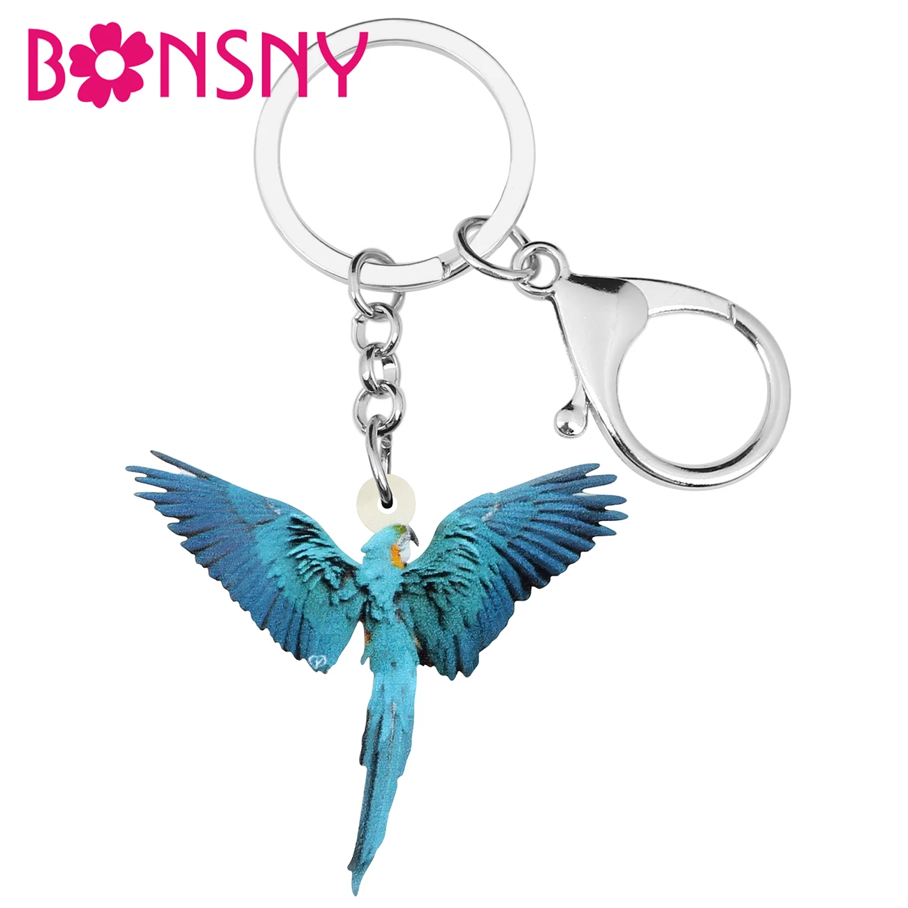 Bonsny Acrylic Flying Macaw Parrot Keychains Keyring Bird Animal Key Chain Jewelry For Women Girls Kid Charm Gift Bag Accessory
Bonsny Acrylic Flying Macaw Parrot Keychains Keyring Bird Animal Key Chain Jewelry For Women Girls Kid Charm Gift Bag Accessory