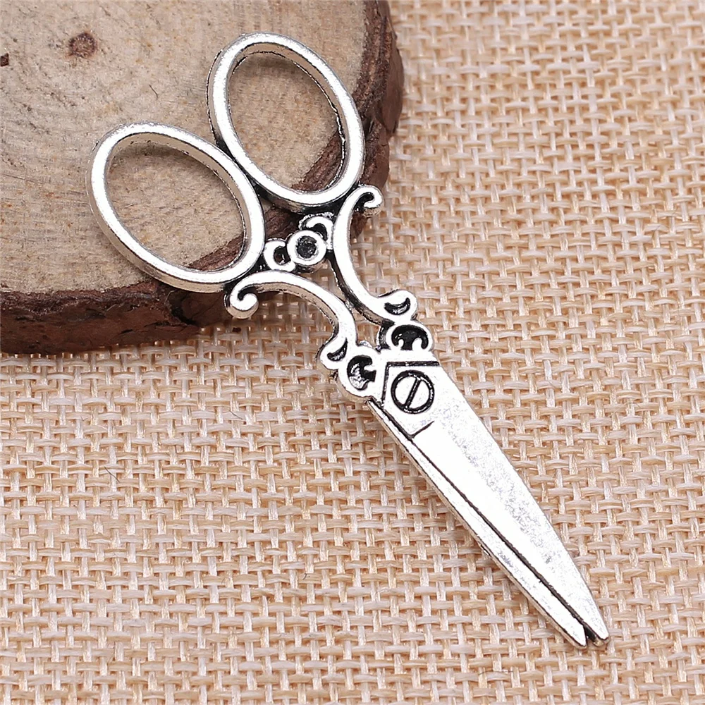 free shipping 16pcs 61x25mm antique silver scissors charms diy retro jewelry fit Earring keychain hair card pendant accessories
free shipping 16pcs 61x25mm antique silver scissors charms diy retro jewelry fit Earring keychain hair card pendant accessories
