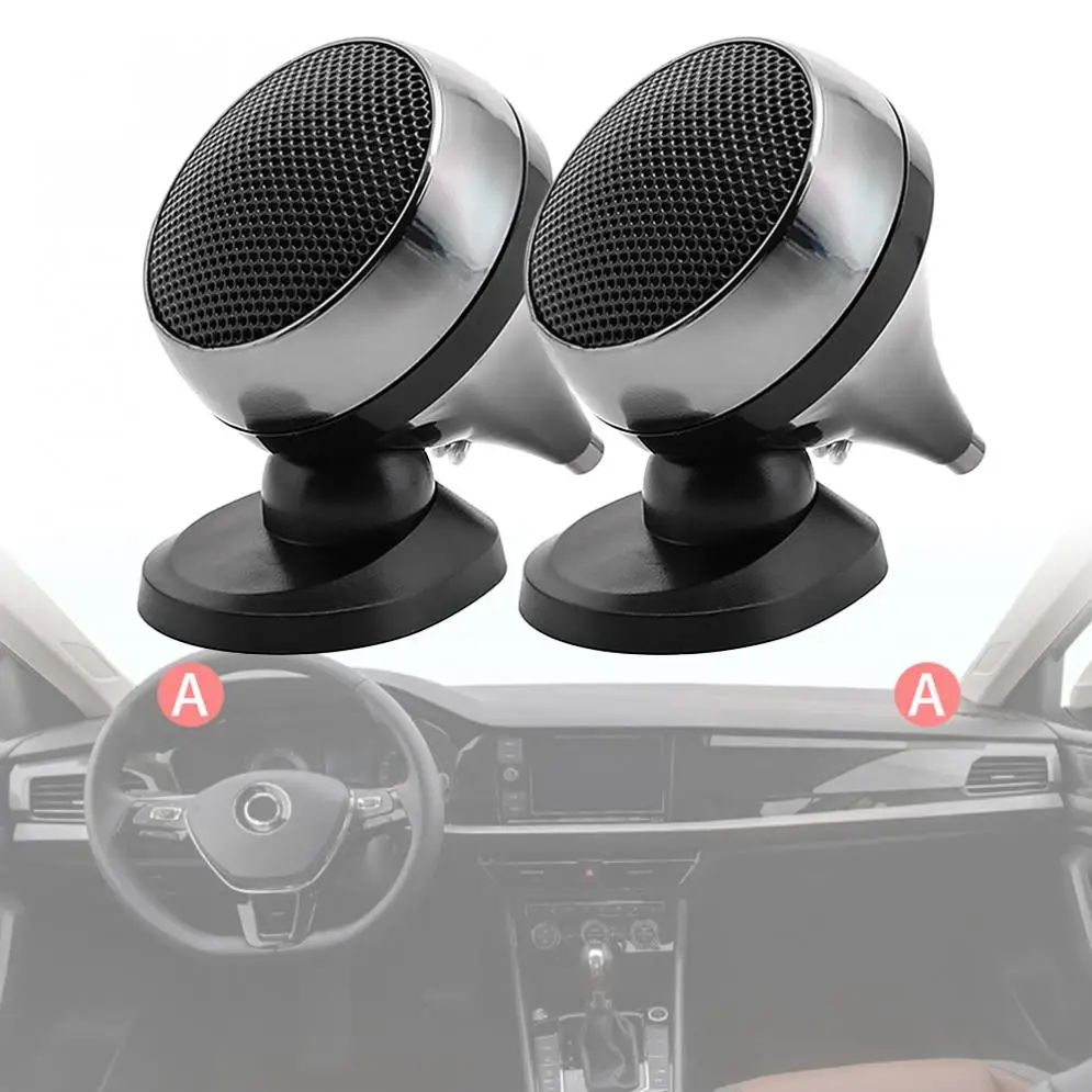 2pcs Car Tweeter Loudspeaker 150W 4Ohm Audio Silk Film for Car Modification High-Pitched Car Audio Modification Nondestructive
2pcs Car Tweeter Loudspeaker 150W 4Ohm Audio Silk Film for Car Modification High-Pitched Car Audio Modification Nondestructive