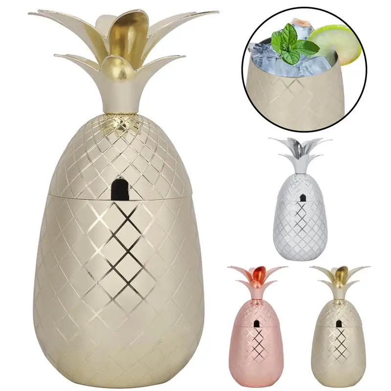 550ml Pineapple Mug Pineapple Cups Tumbler Cocktail Mug Stainless Steel Beer Cups Moscow Mug Copper Mug Dropshipping
550ml Pineapple Mug Pineapple Cups Tumbler Cocktail Mug Stainless Steel Beer Cups Moscow Mug Copper Mug Dropshipping