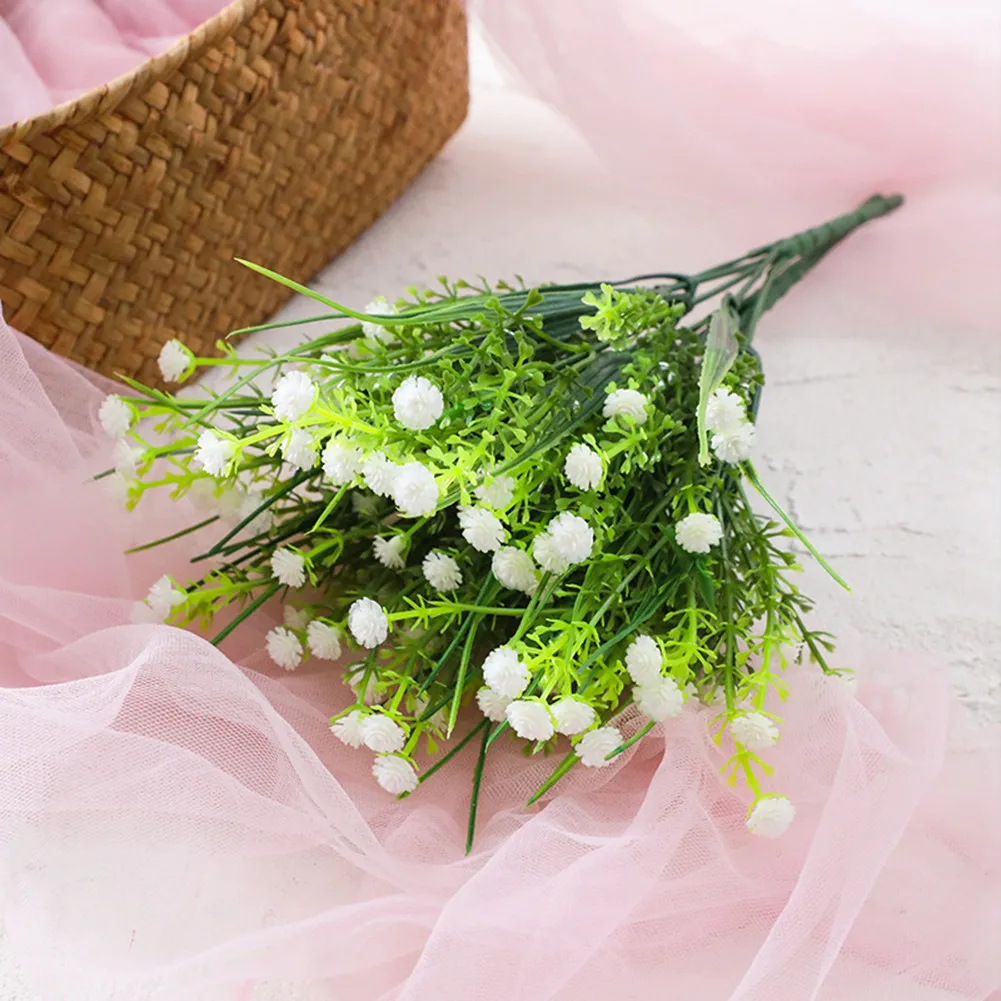 Artificial Flowers Plastic Fake PlantsGypsophila Hanging Shrubs Outside Decor 33cm Durable And Reusable
Artificial Flowers Plastic Fake PlantsGypsophila Hanging Shrubs Outside Decor 33cm Durable And Reusable