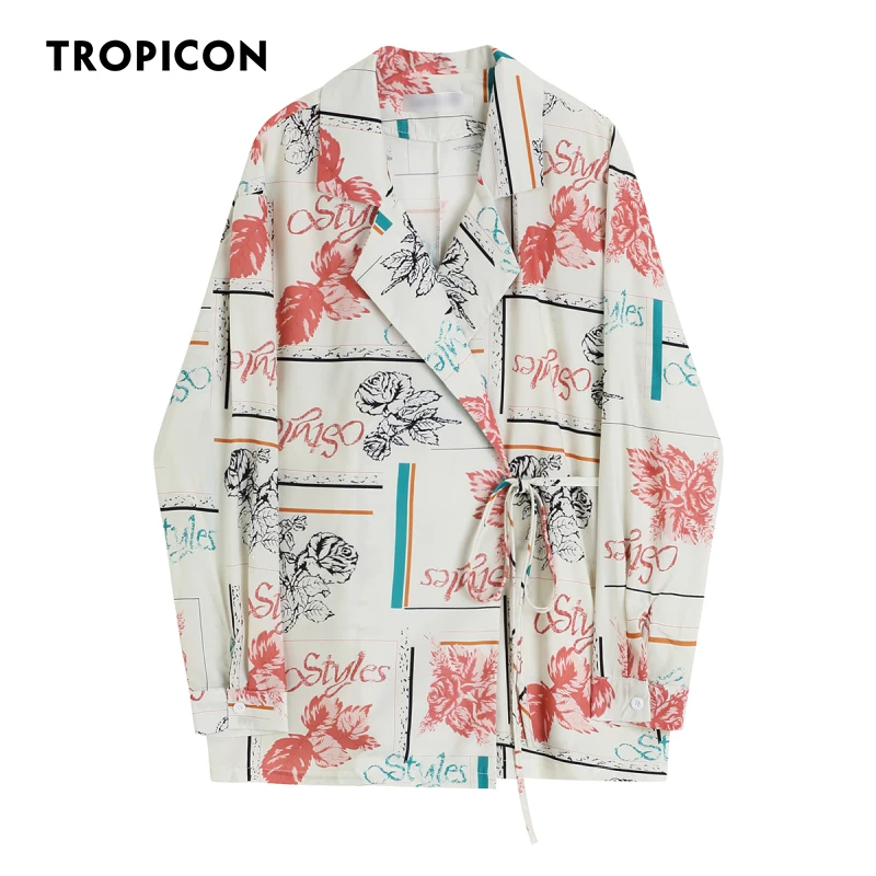 TROPICON Vintage White Wrap Shirt For Women Fall 2021 Fashion Lace Up Lapel Long Sleeve Top And Blouse Loose Shirt Trend Top
TROPICON Vintage White Wrap Shirt For Women Fall 2021 Fashion Lace Up Lapel Long Sleeve Top And Blouse Loose Shirt Trend Top