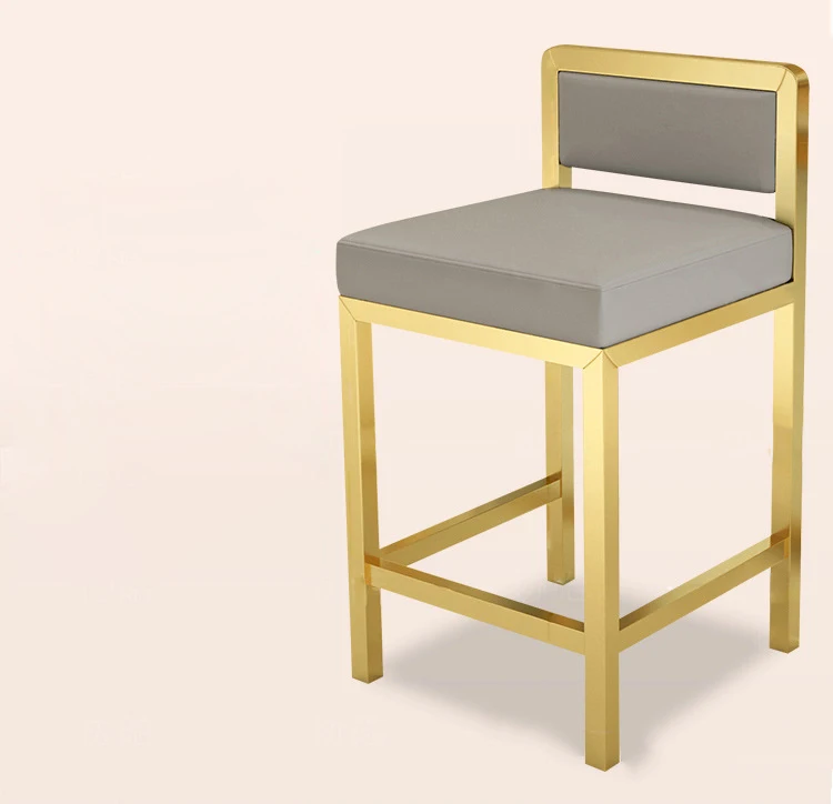 Industrial sale modern simple style stainless steel sponge PU leather bar stool with backrest high quality chair for Pub
Industrial sale modern simple style stainless steel sponge PU leather bar stool with backrest high quality chair for Pub