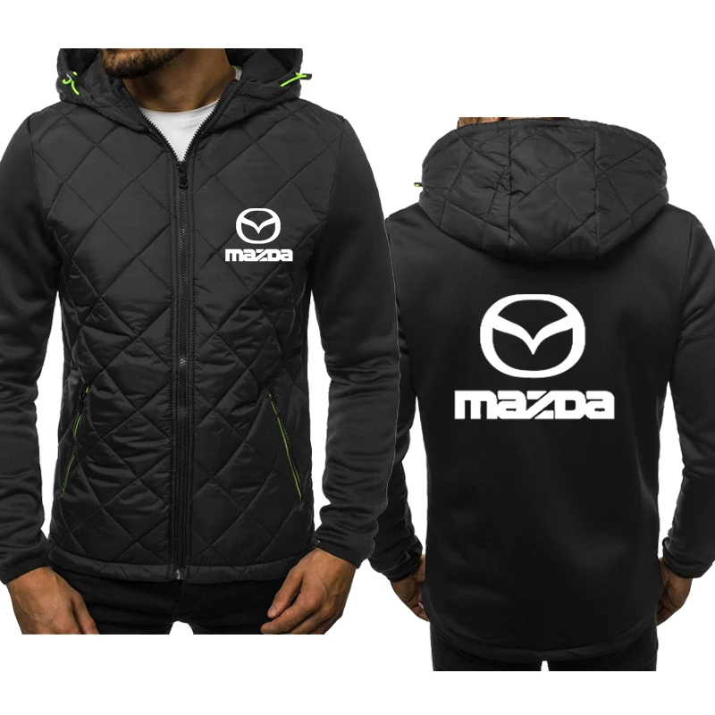 Куртка мужская на молнии, хлопковая толстовка с принтом логотипа автомобиля Mazda, с цепочкой, весна-осень
Куртка мужская на молнии, хлопковая толстовка с принтом логотипа автомобиля Mazda, с цепочкой, весна-осень