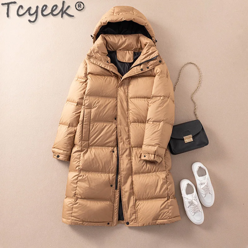Tcyeek High Quality 90% White Goose Down Jacket Woman Autumn Winter Coat Female Hooded Women Parkas 2020 Mujer Chaqueta LW4633
Tcyeek High Quality 90% White Goose Down Jacket Woman Autumn Winter Coat Female Hooded Women Parkas 2020 Mujer Chaqueta LW4633