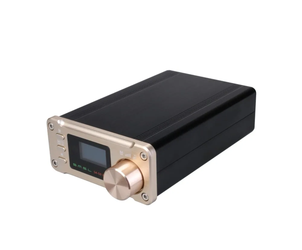 SMSL SA-50 Plus HiFi 50W AUX оптический USB диск портативный усилитель мощности цифровой |