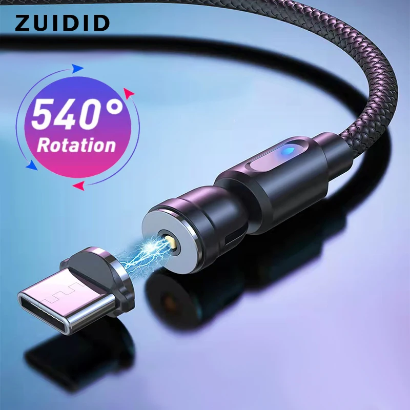 3A Magnetic Cable Micro USB Type C Fast Charging Cord 540 Rotate Magnet Charger Data Wire For iPhone 12 Pro Max Xiaomi 11 Huawei
3A Magnetic Cable Micro USB Type C Fast Charging Cord 540 Rotate Magnet Charger Data Wire For iPhone 12 Pro Max Xiaomi 11 Huawei