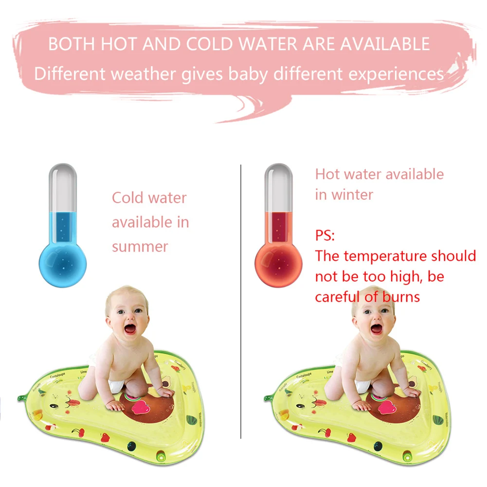 Water Play Mat Inflatable Baby Kids PVC Infant Tummy Time Fun Activity Play Center Playmat Toddler Water Pad For Baby
Water Play Mat Inflatable Baby Kids PVC Infant Tummy Time Fun Activity Play Center Playmat Toddler Water Pad For Baby