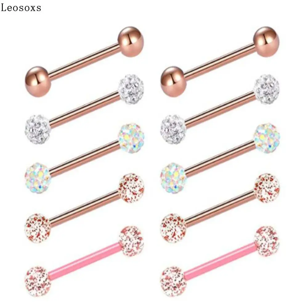 Leosoxs 10 piece set Europe and the United States hot puncture jewelry milk ring milk nail tongue ring tongue nail earring
Leosoxs 10 piece set Europe and the United States hot puncture jewelry milk ring milk nail tongue ring tongue nail earring