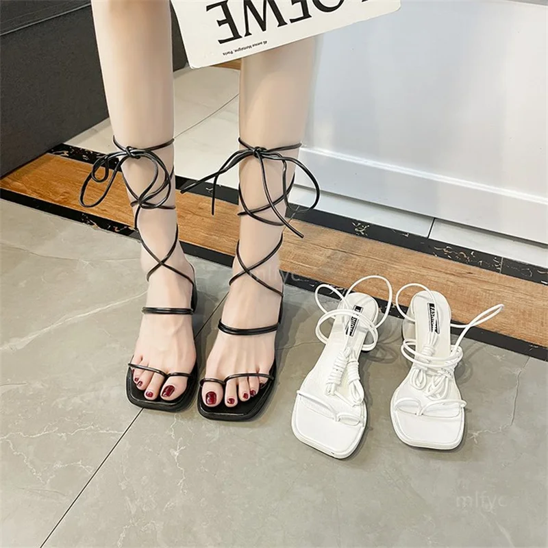 Sandals women's summer 2021new fashion all-match mid-heel leggings lace-up thick-heeled Roman shoes open toe shoes fashion shoes
Sandals women's summer 2021new fashion all-match mid-heel leggings lace-up thick-heeled Roman shoes open toe shoes fashion shoes