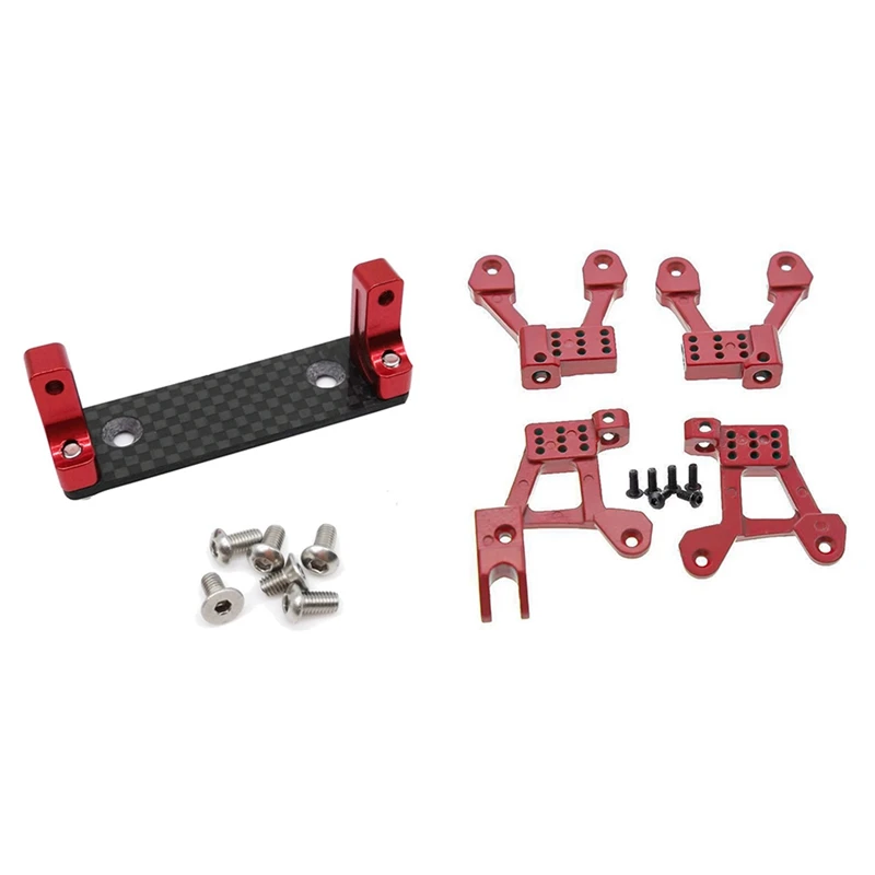 Набор сервоприводов и Противоскользящих пластин с 4 шт. передними и задними амортизаторами, крепежные кольца для SCX10 II 1/10 RC Crawler
Набор сервоприводов и Противоскользящих пластин с 4 шт. передними и задними амортизаторами, крепежные кольца для SCX10 II 1/10 RC Crawler