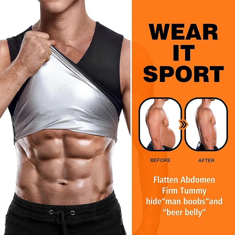 Men Body Shaper Polymer Sauna Sweat Vest Waist Trainer Shapewear Weight Loss Belly Slimming Shirt Fitness Corset Top Burning Fat
Men Body Shaper Polymer Sauna Sweat Vest Waist Trainer Shapewear Weight Loss Belly Slimming Shirt Fitness Corset Top Burning Fat