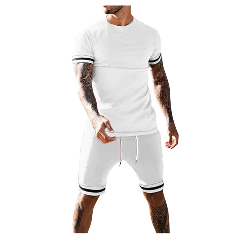 2021 Tracksuit Summer 2 Pieces Men Sets Male Clothing Sportswear Set Fitness Print Men Shorts+T Shirt Mens Casual Suit Plus Size
2021 Tracksuit Summer 2 Pieces Men Sets Male Clothing Sportswear Set Fitness Print Men Shorts+T Shirt Mens Casual Suit Plus Size