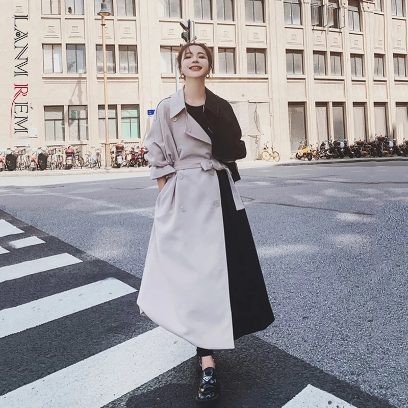 LANMREM 2022 Autumn Winter New Contrast Widbreaker Female Long Slleve Lace Up Waist Mid-length Trench Coat Women Fashion 2W1297
LANMREM 2022 Autumn Winter New Contrast Widbreaker Female Long Slleve Lace Up Waist Mid-length Trench Coat Women Fashion 2W1297