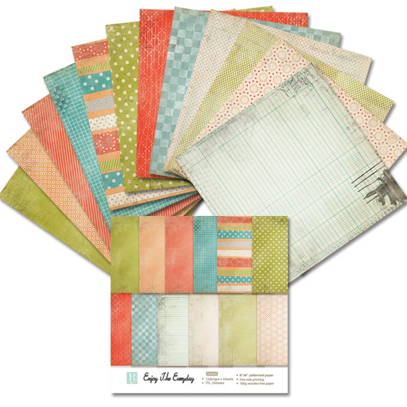 24Pcs/Lot Rainbow Waves Retro Material Papers DIY Scrapbooking Album Diary Gift Decorative Paper Scrapbooking Paper
24Pcs/Lot Rainbow Waves Retro Material Papers DIY Scrapbooking Album Diary Gift Decorative Paper Scrapbooking Paper