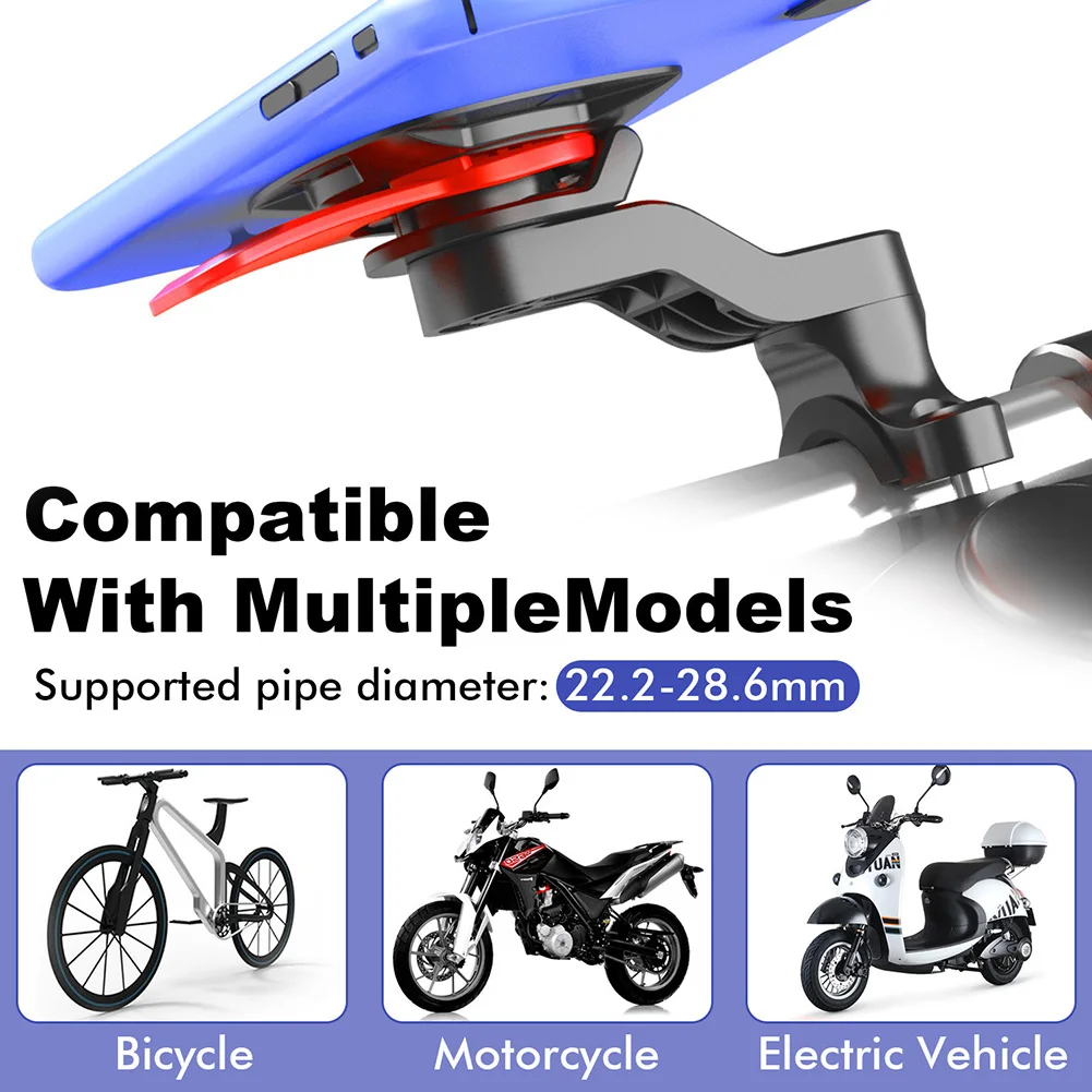 MTB Road Bike Aluminum GPS Bracket 360° Rotating Bicycle Handlebar Phone Holder Quick Mount Back Button For 4.7-7.2 Inch Phones
MTB Road Bike Aluminum GPS Bracket 360° Rotating Bicycle Handlebar Phone Holder Quick Mount Back Button For 4.7-7.2 Inch Phones