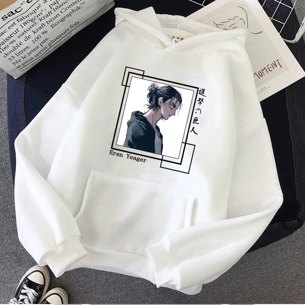 Hot Anime Attack on Titan Hoodies Men Funny Eren Yeager Print Casual Hoody Streetwear Tops
Hot Anime Attack on Titan Hoodies Men Funny Eren Yeager Print Casual Hoody Streetwear Tops