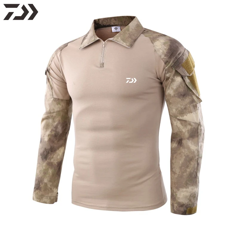 Outdoor Daiwa Fishing Clothing Wear-resisting Anti-Uv Fishing Shrit Camouflage Fishing Jersey Breathable Fishing Clothes For Men
Outdoor Daiwa Fishing Clothing Wear-resisting Anti-Uv Fishing Shrit Camouflage Fishing Jersey Breathable Fishing Clothes For Men