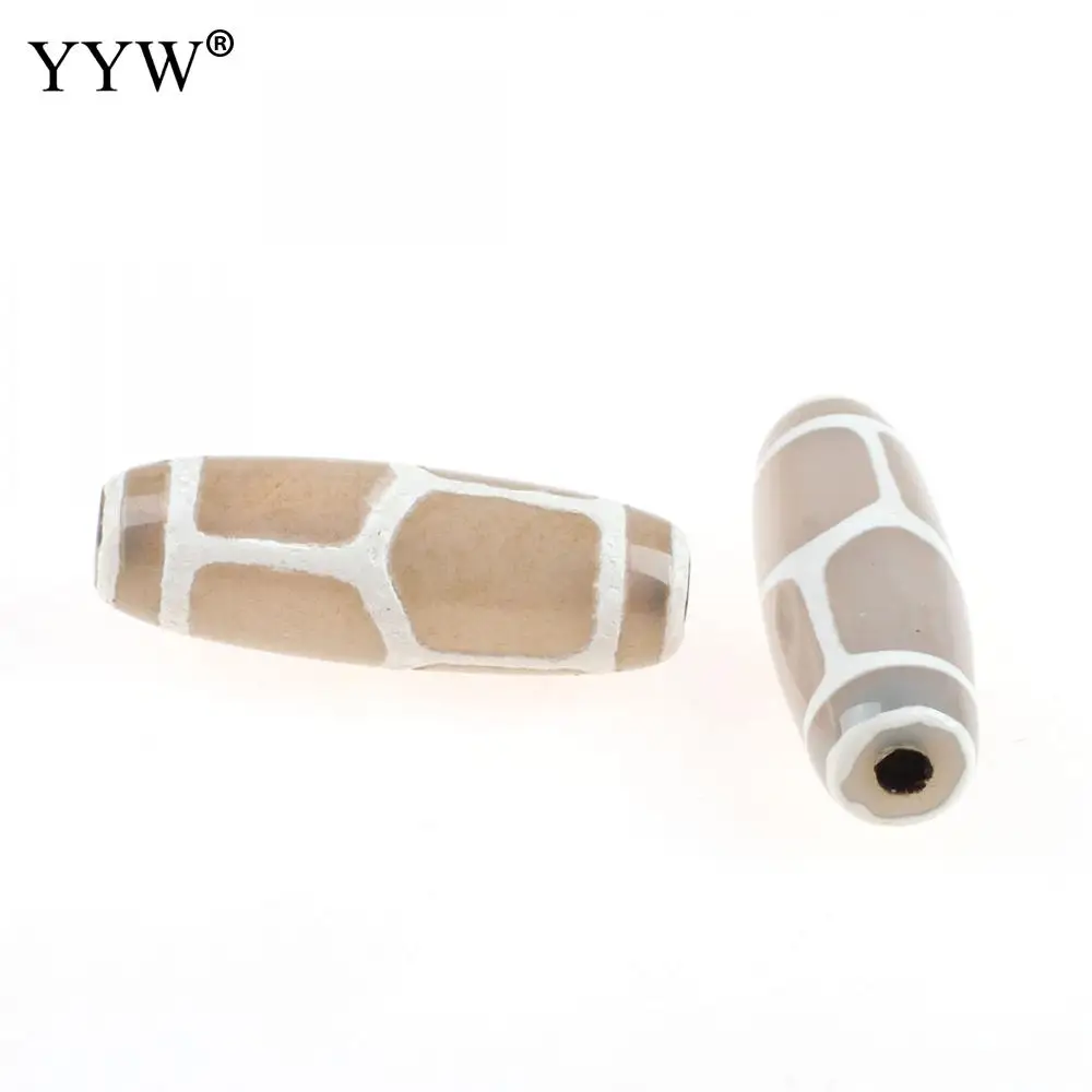 Natural Tibetan Agate Dzi Beads Wholesale Jewelry Column Cylinder Light Orange 14.20x40.50mm 1 Piece
Natural Tibetan Agate Dzi Beads Wholesale Jewelry Column Cylinder Light Orange 14.20x40.50mm 1 Piece