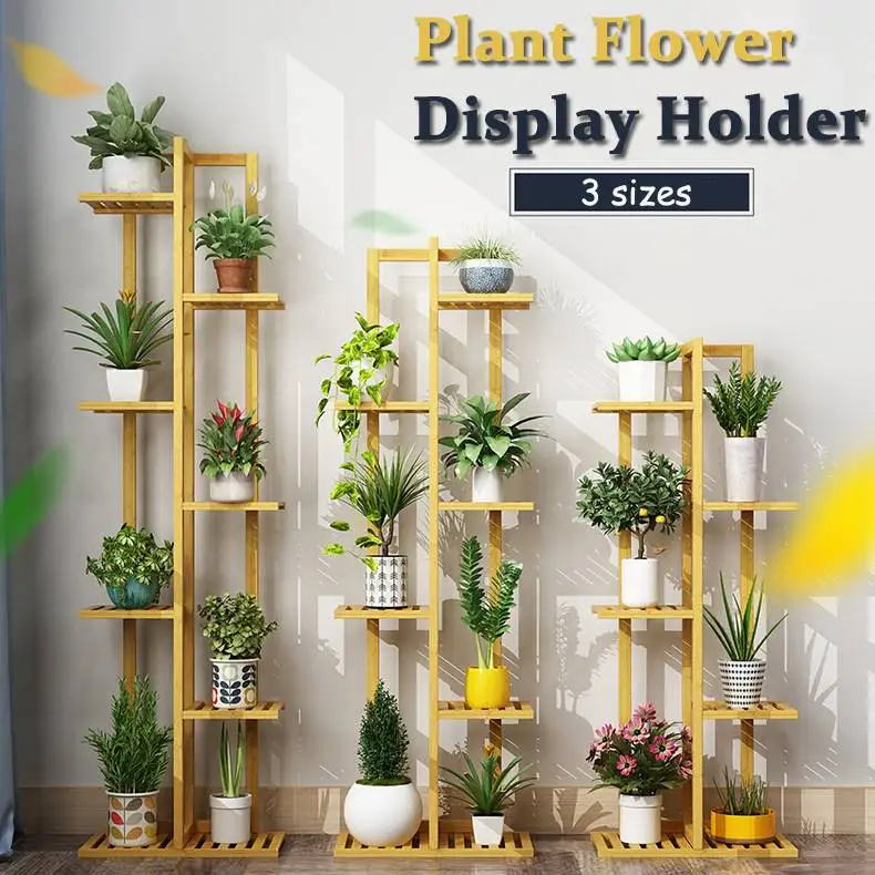 Bamboo 5/6/7 Tiers Plant Stand Rack Multiple Flower Pot Holder Shelf Indoor Outdoor Planter Display Shelving Unit for Patio
Bamboo 5/6/7 Tiers Plant Stand Rack Multiple Flower Pot Holder Shelf Indoor Outdoor Planter Display Shelving Unit for Patio