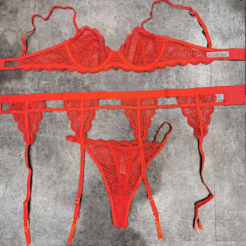 2021 Thin section with steel ring bra briefs set ladies underwear set red plus size women lingerie panties suit
2021 Thin section with steel ring bra briefs set ladies underwear set red plus size women lingerie panties suit