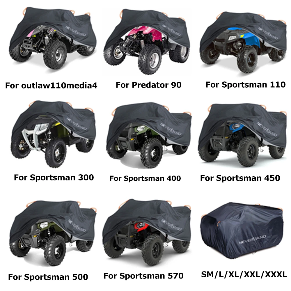 Quad Bike ATV Cover Universal 190T Waterproof Motorcycle Vehicle Scooter Kart Motorbike Covers M L XL XXL XXXL Camouflage Black
Quad Bike ATV Cover Universal 190T Waterproof Motorcycle Vehicle Scooter Kart Motorbike Covers M L XL XXL XXXL Camouflage Black