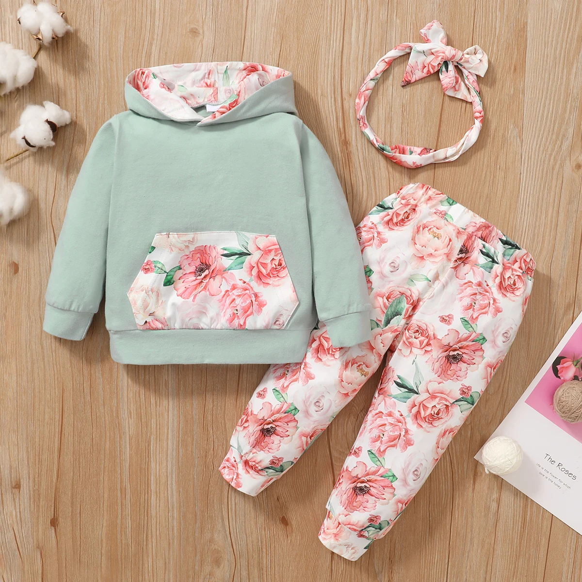 Floral Infant Girl Clothes 3Piece Hooded Baby Girl Clothes Long Sleeve Baby Girl Set for New Born Baby Outfit Autumn
Floral Infant Girl Clothes 3Piece Hooded Baby Girl Clothes Long Sleeve Baby Girl Set for New Born Baby Outfit Autumn