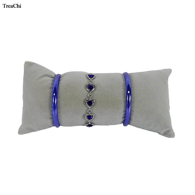 Мягкая бархатная подставка для часов украшений браслетов подушек держатель