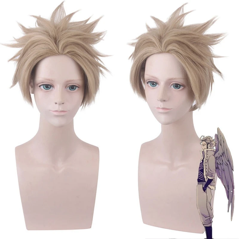 My Hero Academia Hawks Cosplay Wig, 30cm Linen Brown Short Hair, Cane Sugar Short Hair, Men’s Daily General Synthetic Wigs
My Hero Academia Hawks Cosplay Wig, 30cm Linen Brown Short Hair, Cane Sugar Short Hair, Men’s Daily General Synthetic Wigs