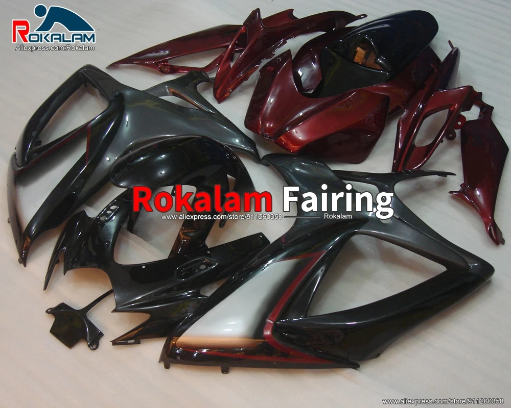 Cowling For Suzuki K6 GSXR600 GSXR750 K6 2006 2007 GSX-R600 GSX-R750 06 07 Red Black Motorbike Fairing Kit (Injection Molding)
Cowling For Suzuki K6 GSXR600 GSXR750 K6 2006 2007 GSX-R600 GSX-R750 06 07 Red Black Motorbike Fairing Kit (Injection Molding)