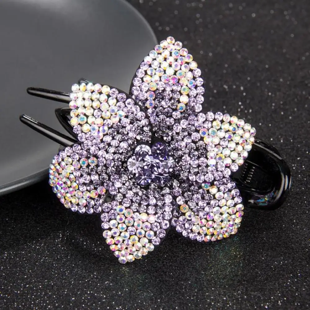New Korean Czech Diamond Flowers Adult Medium Duckbill Three Tooth Chuck Hair Clamp Fashion Wild Rhinestone Headdress
New Korean Czech Diamond Flowers Adult Medium Duckbill Three Tooth Chuck Hair Clamp Fashion Wild Rhinestone Headdress