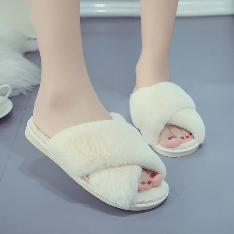 Cotton Mop Women Winter Indoor Plush Flat Cross-wool Floor Mop Open-toe Warm Cotton Women Shoes Soft Bottom Anti-Slip Slippers
Cotton Mop Women Winter Indoor Plush Flat Cross-wool Floor Mop Open-toe Warm Cotton Women Shoes Soft Bottom Anti-Slip Slippers